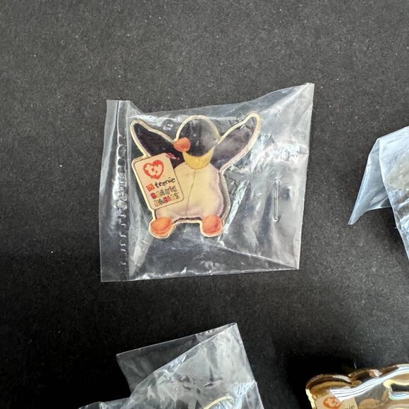 TY MCDONALD'S SPECIAL EDITION TEENIE BEANIE BABY CREW PIN SET 1998 ~ 7 PIN SET - Picture 7 of 9